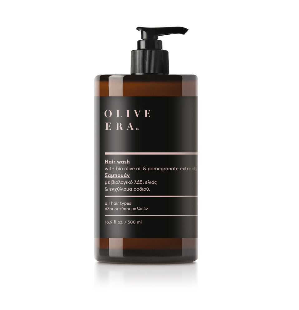 Hair wash met bio-olijfolie & granaatappel