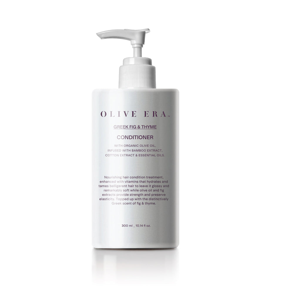 Hair conditioner "Greek Fig & Thyme" met bio-olijfolie en vijg & tijm 300ml