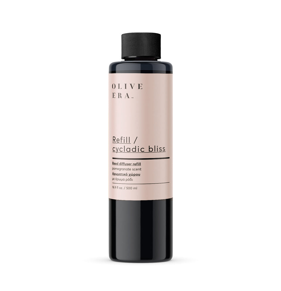 Refill geurstokjes "Cycladic Bliss" Granaatappel 500ml